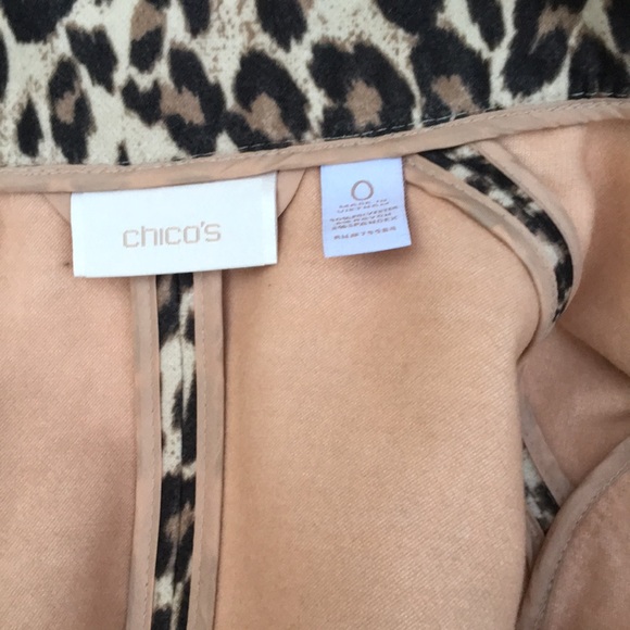 Chico’s animal print lightweight jacket - Picture 7 of 7